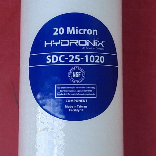 Sediment Filter 20 Micron 2.5 X 10