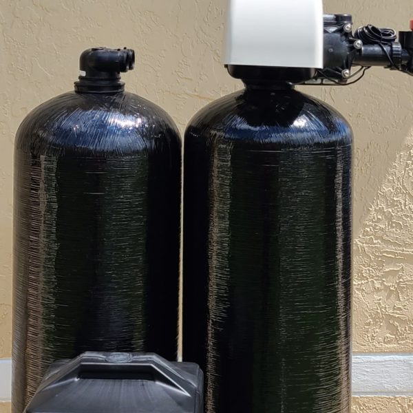 Twin Tank Metered Carbon Filter W/ Solution Tank (2.5 Cubic Ft.)